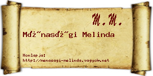 Ménasági Melinda névjegykártya